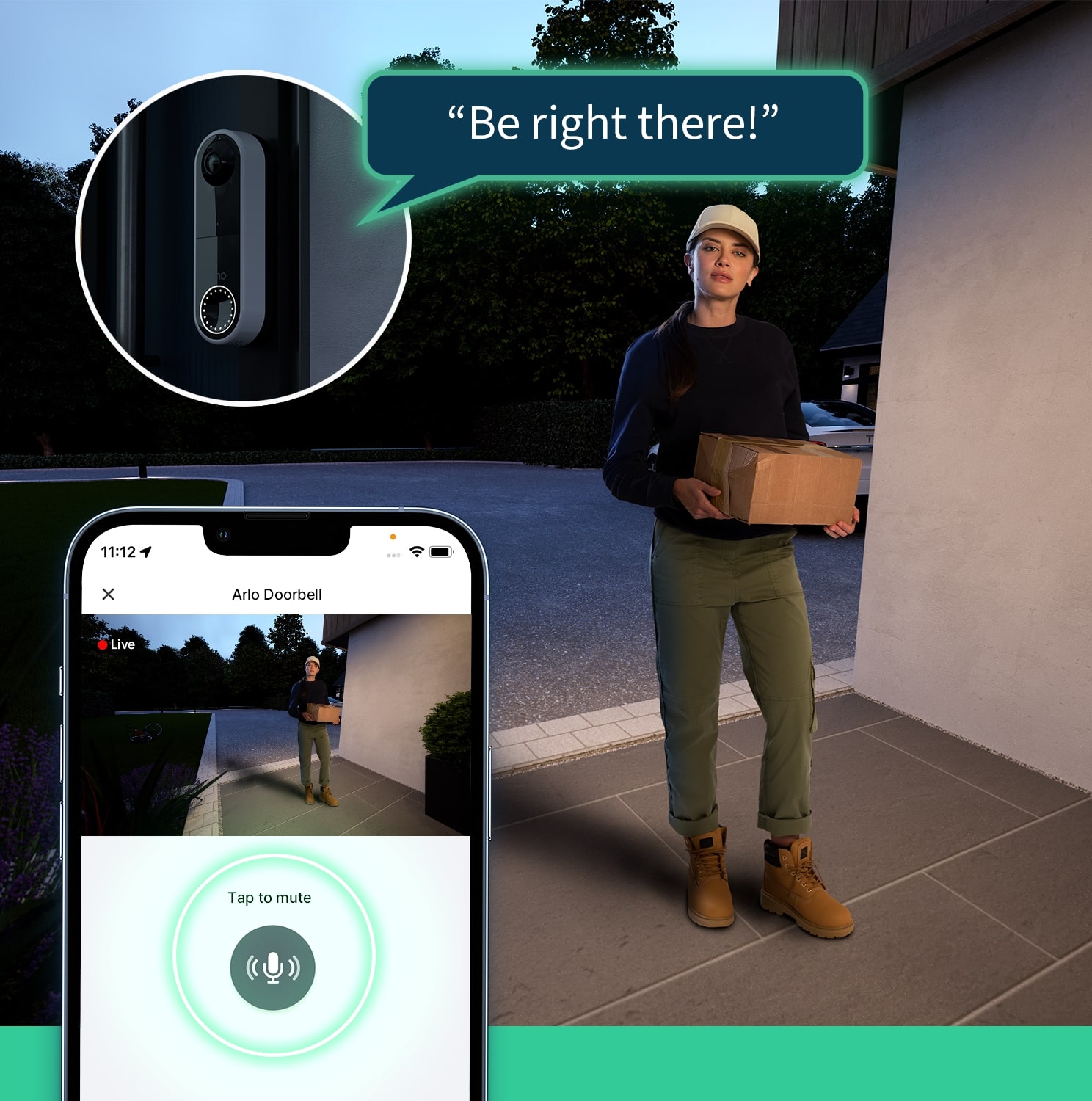 Arlo Video Wire Free Doorbell the Complete Protection Arlo UK